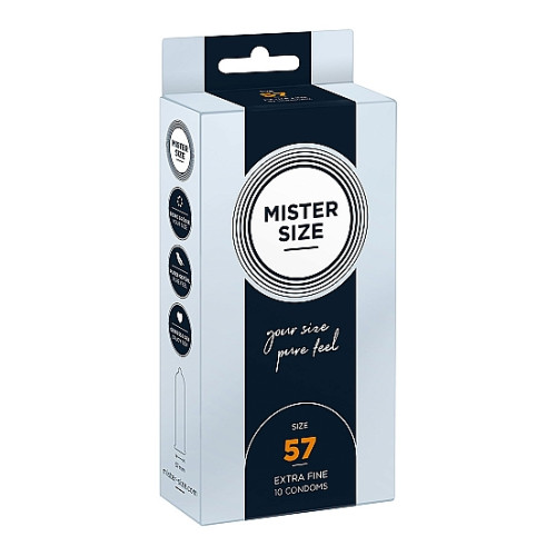 Mister Size – 57mm – 10stk Tynne Kondomer Mister Size – 57mm – 10stk Tynne Kondomer