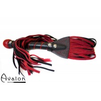Avalon - EXCALIBUR - Sverdformet Flogger - Rød