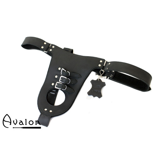 Avalon - GUILTY - Penis og Pung Harness - Svart