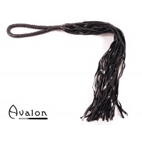 Avalon - MADOC - Sort Flogger med Loop Lærhåndtak