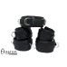 Avalon - LUST - Collar og Cuffs, 5 deler, Sort Avalon - LUST - Collar og Cuffs, 5 deler, Sort
