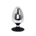Medium Buttplug med Sugekopp - Metall Medium Buttplug med Sugekopp - Metall