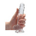 Realrock – Crystal Clear – Realistisk Dildo med Pung – Transparent - 17 cm Realrock – Crystal Clear – Realistisk Dildo med Pung – Transparent - 17 cm