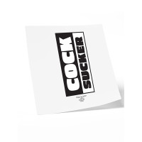 Mister B - Midlertidig Tatovering - Cocksucker