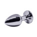 BQS - Buttplug i metall med Krystall - Rosa - Small BQS - Buttplug i metall med Krystall - Rosa - Small