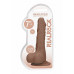 RealRock - Dildo med pung - 7" / 17 cm - Tan RealRock - Dildo med pung - 7" / 17 cm - Tan