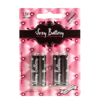 Sexy Battery - Alkaline 4 stk - AAA batterier