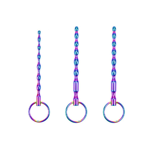 BQS - Penispluggsett 3 pk - Regnbue BQS - Penispluggsett 3 pk - Regnbue