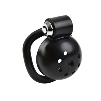 BQS - Custody - Kyskhetsbur med internlås - Sort