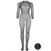 Le Desir - Fishnet Catsuit med lange ermer - Queen Size - XL til 4XL