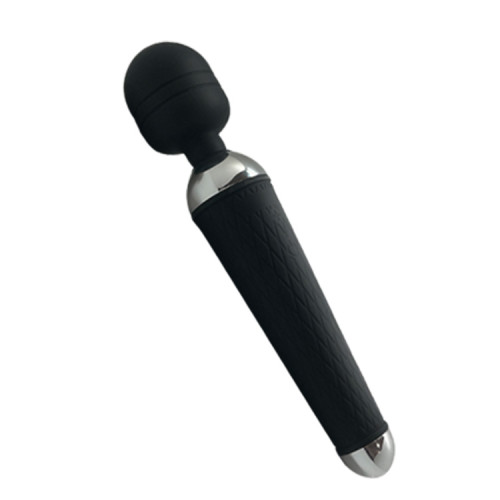 Erotisk - Oppladbar Massasjestav - Sort