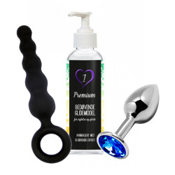 Analpakken - Analkuler, Metallplug og Bedøvende Glidemiddel