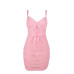 Gnist Undertøy - Rosa kjole med korsettdetaljer