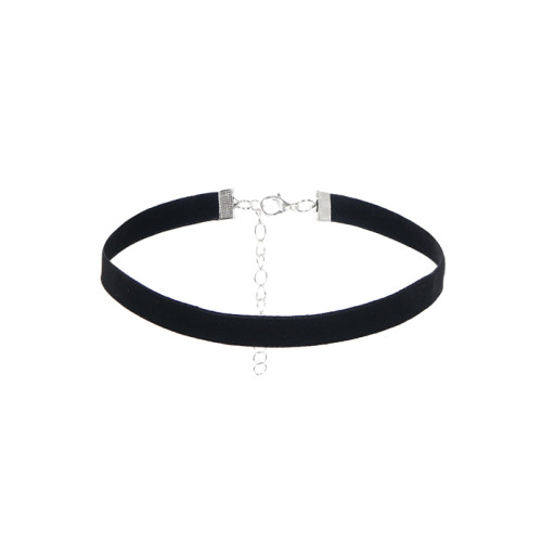 Gnist - Choker med velourlook - 04 - Sort Gnist - Choker med velourlook - 04 - Sort