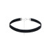 Gnist - Choker med velourlook - 04 - Sort Gnist - Choker med velourlook - 04 - Sort