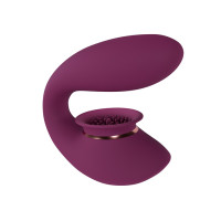 Twitch 3 - Sugevibrator med G-punkt vibrator - Burgunder