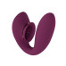 Twitch 3 - Sugevibrator med G-punkt vibrator - Burgunder Twitch 3 - Sugevibrator med G-punkt vibrator - Burgunder