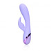 Loveline - Smooth Silicone Rabbit Vibrator - Lavendel