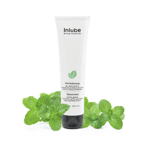NUEI - Inlube - Vannbasert Glidemiddel med Smak - Spearmint - Mynte NUEI - Inlube - Vannbasert Glidemiddel med Smak - Spearmint - Mynte