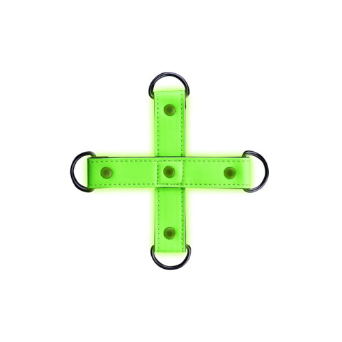 Ouch! Glow In The Dark - Hogtie - Grønn Ouch! Glow In The Dark - Hogtie - Grønn