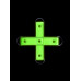 Ouch! Glow In The Dark - Hogtie - Grønn Ouch! Glow In The Dark - Hogtie - Grønn