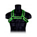Ouch! Chest Bulldog Harness - Glow In The Dark Ouch! Chest Bulldog Harness - Glow In The Dark