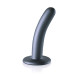 OUCH! - Smooth Silicone - Enkel dildo med sugekopp - Gun Metall OUCH! - Smooth Silicone - Enkel dildo med sugekopp - Gun Metall