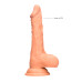 Realrock - Dildo med pung - 8inch/21,8 cm - Lys hudfarge Realrock - Dildo med pung - 8inch/21,8 cm - Lys hudfarge