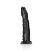 RealRock - Slim Realistic Dildo med sugekopp - 6" / 15,5 cm - Sort RealRock - Slim Realistic Dildo med sugekopp - 6" / 15,5 cm - Sort