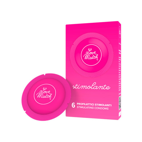 Love Match Stimolante – Stimulerende Kondomer 6stk Love Match Stimolante – Stimulerende Kondomer 6stk