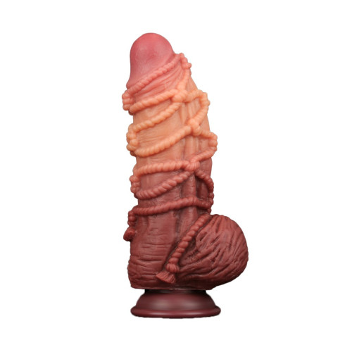 Lovetoys - Extreme Silikon Dildo med Tau-Tekstur Lovetoys - Extreme Silikon Dildo med Tau-Tekstur