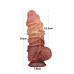 Lovetoys - Extreme Silikon Dildo med Tau-Tekstur Lovetoys - Extreme Silikon Dildo med Tau-Tekstur