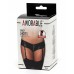 Amorable - Kort shorts med glidelås og strømpeholder sort
