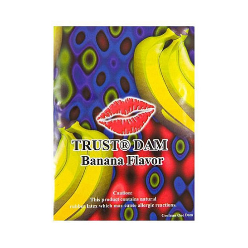 Lixx Dental Dams - Trust Dam - slikkelapp Banan Lixx Dental Dams - Trust Dam - slikkelapp Banan