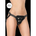 Ouch! - Velvet justerbar Strap-on sele - Sort Ouch! - Velvet justerbar Strap-on sele - Sort