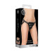 Ouch! - Velvet justerbar Strap-on sele - Sort Ouch! - Velvet justerbar Strap-on sele - Sort