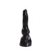 Dark Crystal - sort dildo med stødig bunn - 60 Dark Crystal - sort dildo med stødig bunn - 60