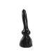 Dark Crystal - sort dildo med stødig bunn - 60 Dark Crystal - sort dildo med stødig bunn - 60