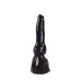 Dark Crystal - sort dildo med stødig bunn - 60 Dark Crystal - sort dildo med stødig bunn - 60