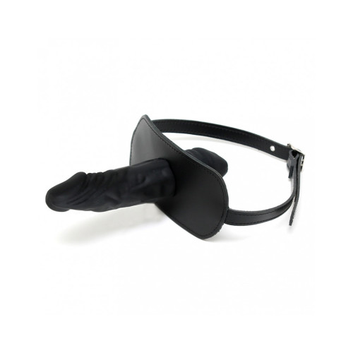 Rimba - Lærgag med Latexdildo