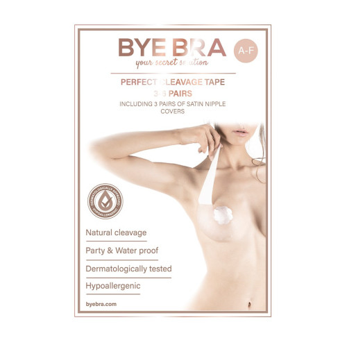 Bye Bra - Brystløft tape A-F cup Perfekt kløft 