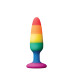 Dream toys - COLOURFUL LOVE - Buttplug regnbue - Small