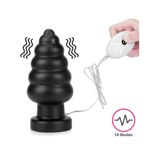 LoveToy - King Size Vibrating Anal Cracker 7" / 18 cm - sort LoveToy - King Size Vibrating Anal Cracker 7" / 18 cm - sort