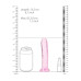 Realrock – Crystal Clear – Enkel Realistisk Dildo – Rosa - 14.5 cm