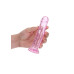 Realrock – Crystal Clear – Enkel Realistisk Dildo – Rosa - 14.5 cm