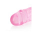 Realrock – Crystal Clear – Realistisk Dobbeldildo – Rosa - 45 cm