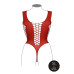 Le Desir - Frekk Body av Netting - Queen Size 2XL-5XL - Rød