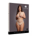 Le Desir - Key-Hole Fishnet Undertøysett - 2XL-4XL - Beige Le Desir - Key-Hole Fishnet Undertøysett - 2XL-4XL - Beige