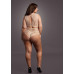 Le Desir - Key-Hole Fishnet Undertøysett - 2XL-4XL - Beige Le Desir - Key-Hole Fishnet Undertøysett - 2XL-4XL - Beige