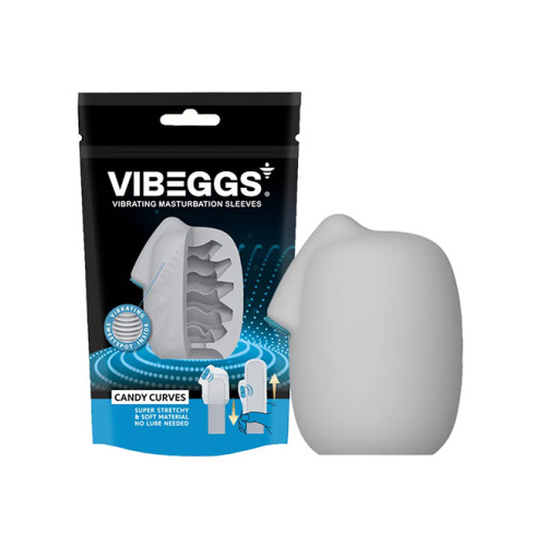 Vibeeggs - Candy Curves - Vibrerende mini masturbator Vibeeggs - Candy Curves - Vibrerende mini masturbator